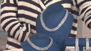 Full Silver Style 19 Orme Woven Sterling Necklace, 48.5g with Kerstin Lindquist Update