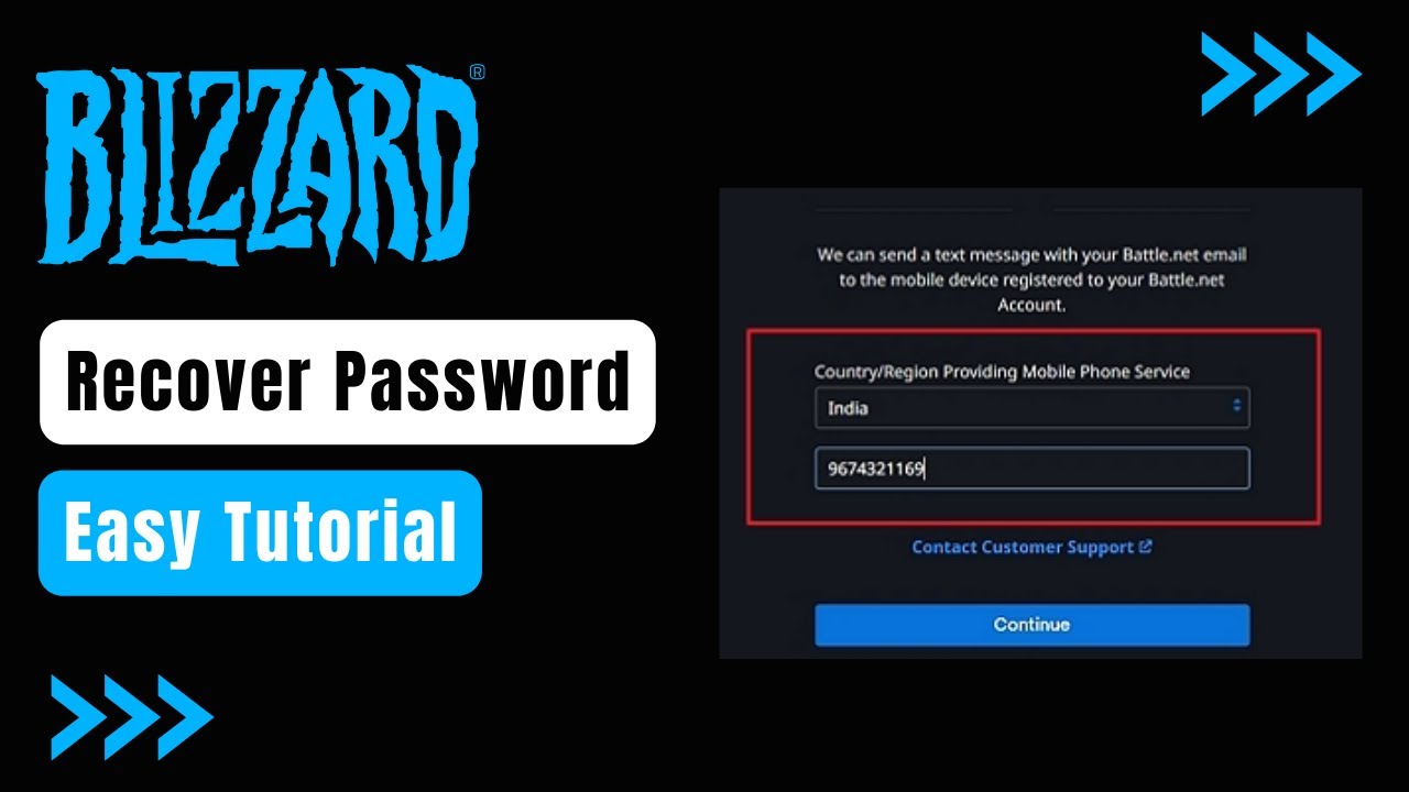 How to Reset & Recover Forgotten Blizzard Password? Battle Net