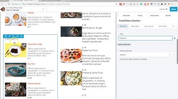 Styling a Better Food Menu section with Beaver Builder
