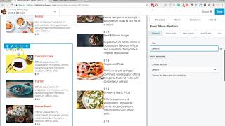 Styling a Better Food Menu section with Beaver Builder