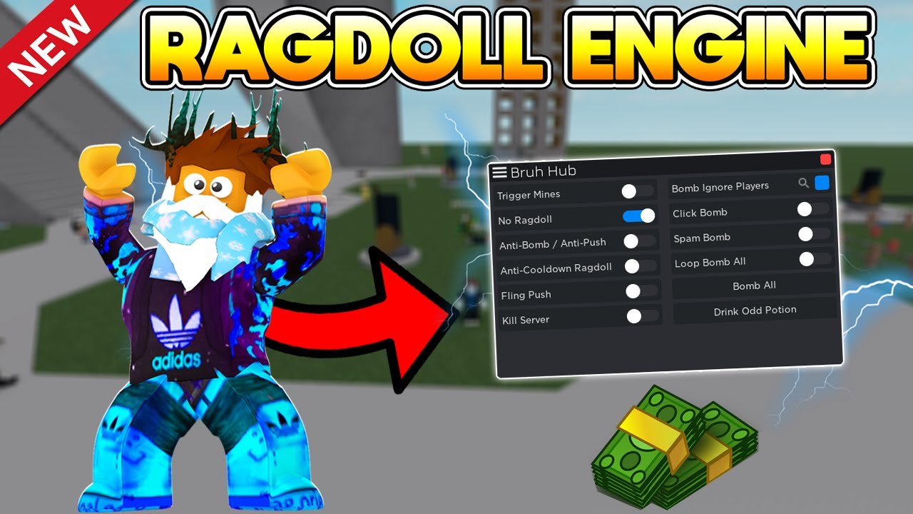 New Op Gui In Ragdoll Engine Epic Troll Script Roblox Youtube - play button gui roblox pastebin