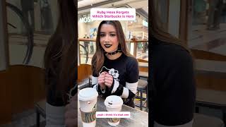 Follow Ruby Hexx @Thatisntruby  👈😈🖤💦 #gothic #coffee #shopping