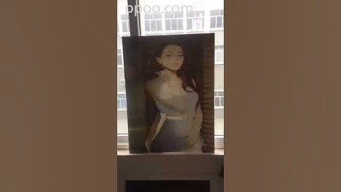 beautiful girl Large format lenticular flip effects pictures  by  uv flatbed printer