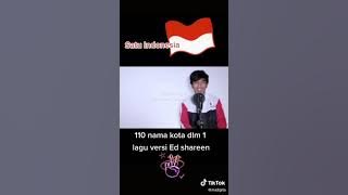 110 nama kota dalam 1 lagu vs ed shareen