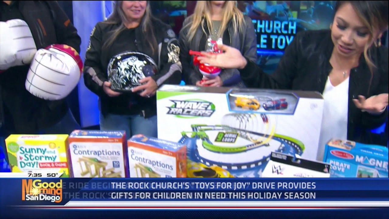 Rock Church KUSITV San Diego "Toys for Joy Motorcycle Ride" 7am YouTube