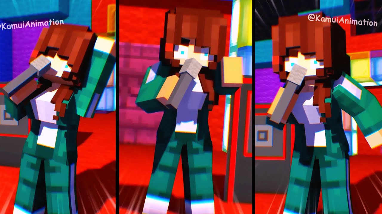 The Dark Twins Minecraft  |JJ Sister's voice can shatter glass - Sigma Boy song 😨 😫🧊