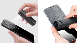 Phone Screen Spray Cleaner Unboxing and Review - Best Touchscreen Mist Cleaner for All Mobile Phones screenshot 2
