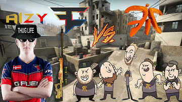 🔴 CS:GO AIZY FaZe 4K vs Fnatic | ESL Cologne 2016 - Dust2