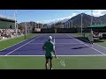 LIVE PRACTICE: Joao Fonseca Practices Live In Indian Wells!
