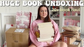 HUGE Book Unboxing Haul ✨ 20+ Books | Ella Rose Reads
