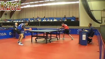 Table Tennis - Bastian Steger Vs Mihai Bobocica -