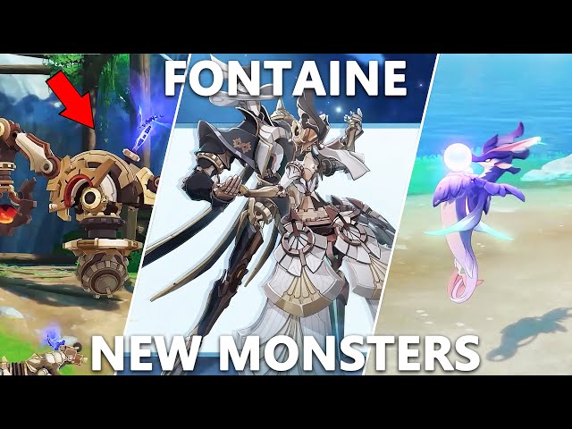 All New Enemies & Bosses in Fontaine So Far! Genshin Impact 4.0