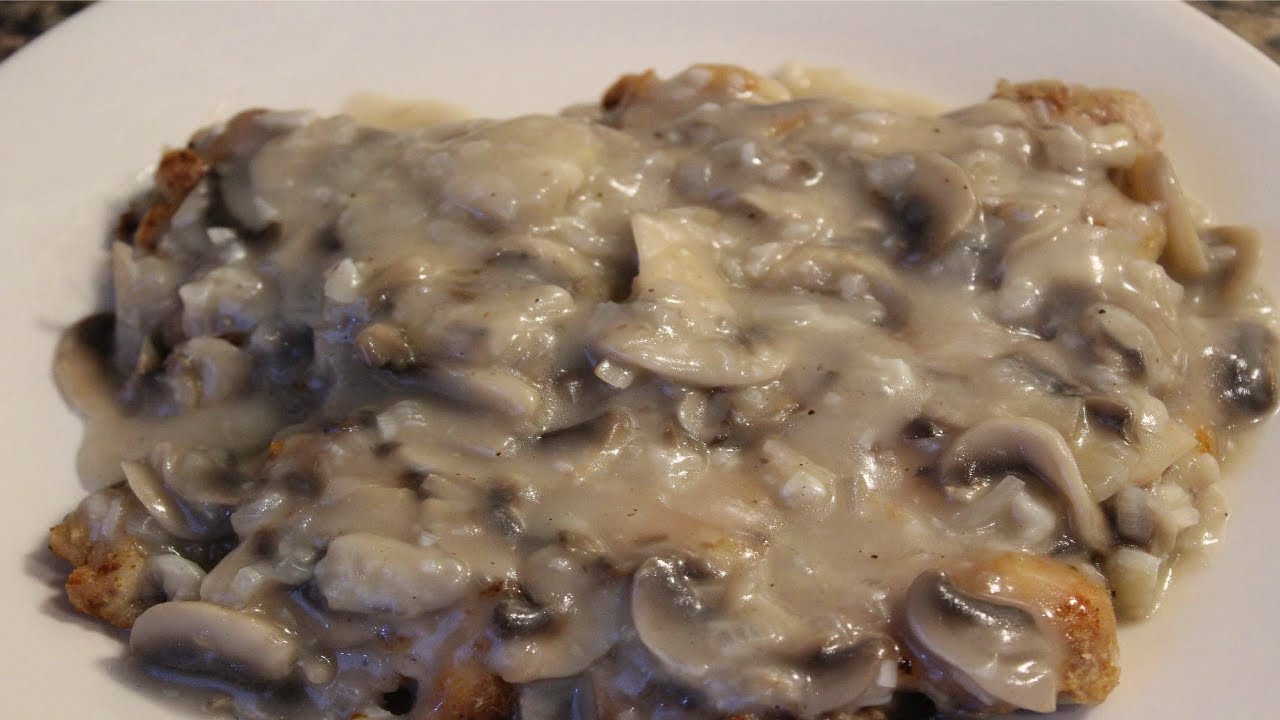 Crispy Pan fried Chicken Thighs with Mushroom Gravy/Yummy Chicken Thigh Recipe must try YouTube