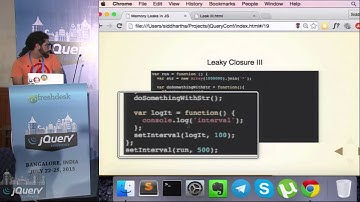 Memory Leaks in JavaScript by Siddhartha @jQueryConf 2015