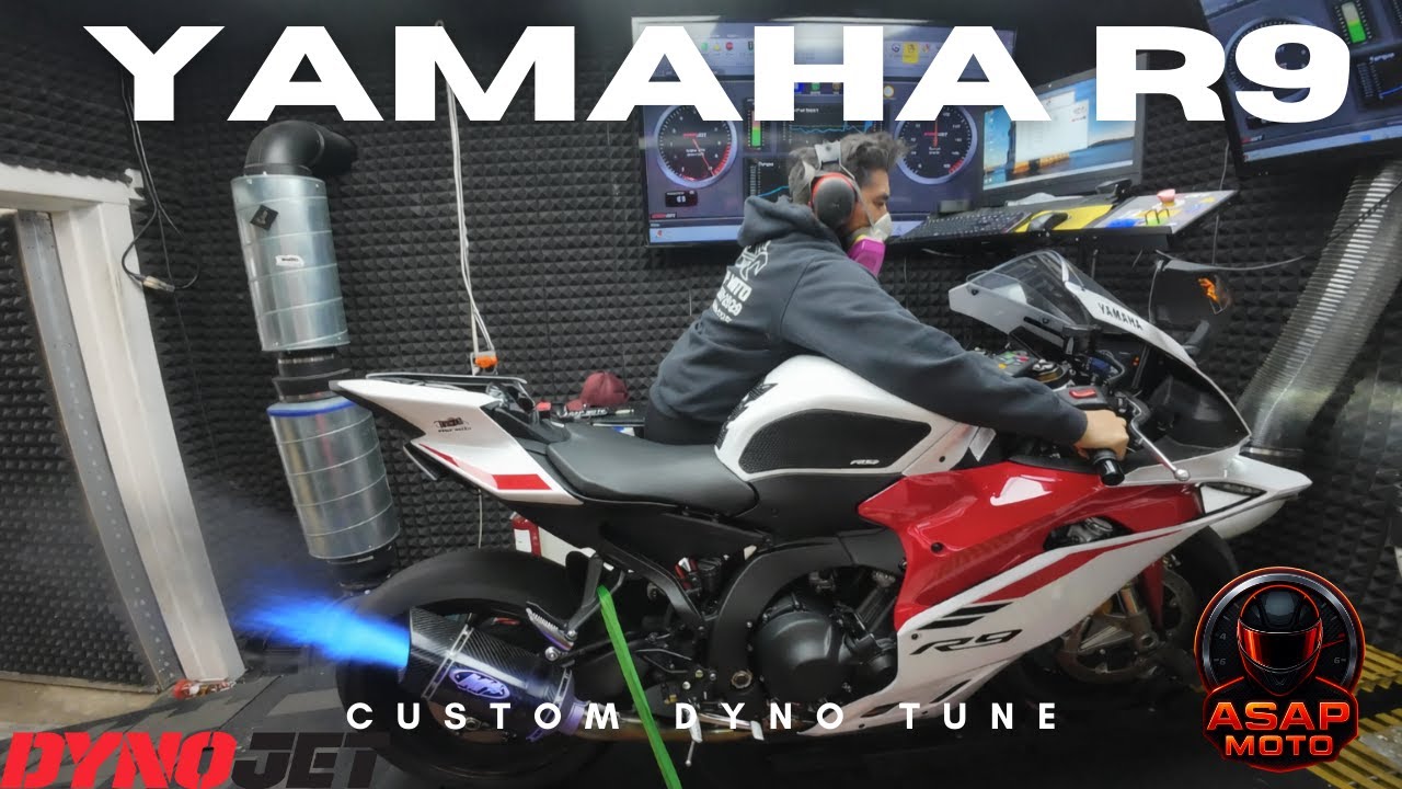 Yamaha R9 Custom Yamaha R9 Full Custom Dyno Tune | Stock vs Tuned Results - YouTube