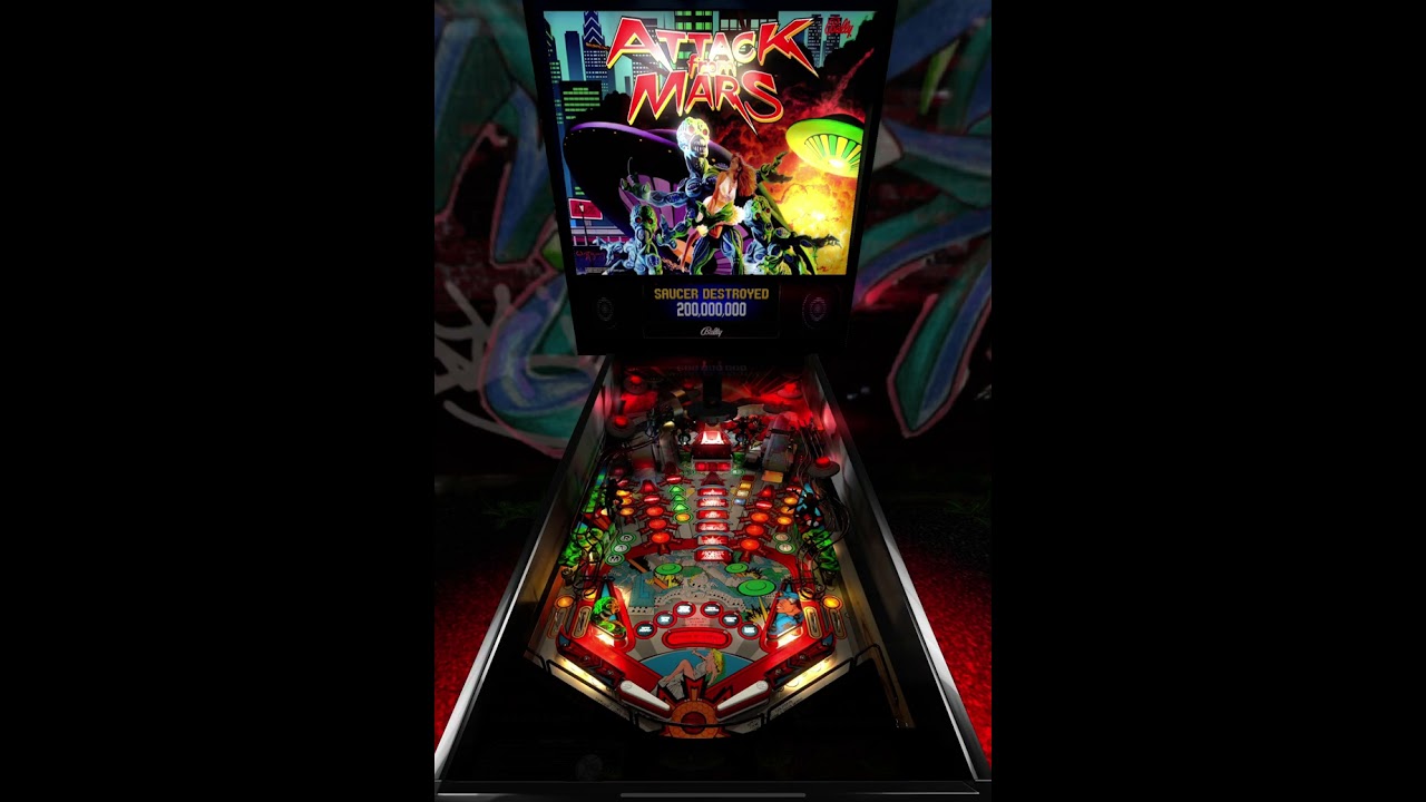 Rawd Attack From Mars VR (Bally - 1995) G5K - Gameplay on iPad iOS-VPX-Standalone-Mobile