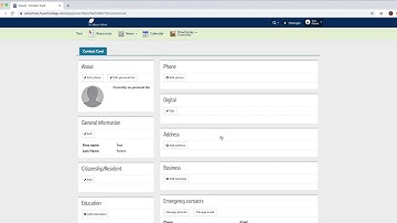 How-To: Update Contact Information:Emergency Contacts