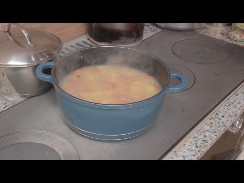 COUVE, FEIJÃO BRANCO E FAROFA - FOGÃO A LENHA