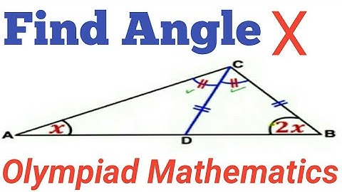 Olympiad Mathematics||Find Angle X |Nice Geometry Problem| Geometry Challenge||Simplest Language!