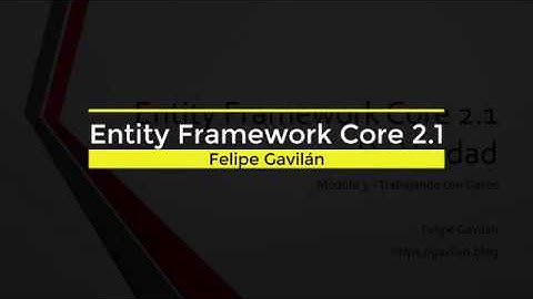 Entity Framework Core 2.1 - Trailer