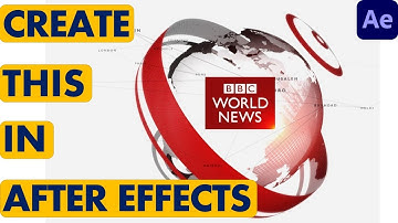 News Opener in After Effects like BBC News