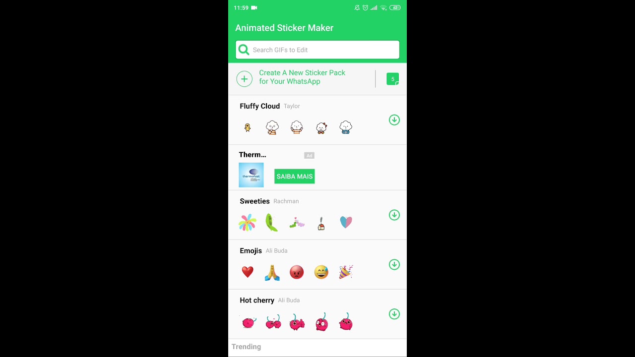 Download do APK de Animated Stickers Maker & GIF para Android