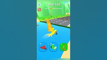 Shape-Shifting 2 GAMEPLAY Level No -133  Walkthrough - New Update Car Racing #Shorts #ShapeShifting