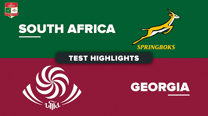 HIGHLIGHTS | SOUTH AFRICA v GEORGIA | July Internationals 2025