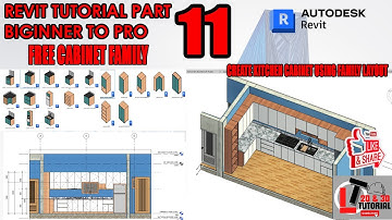 REVIT TUTORIAL PART 11: CREATE KITCHEN CABINET USING PARAMETRIC FAMILY