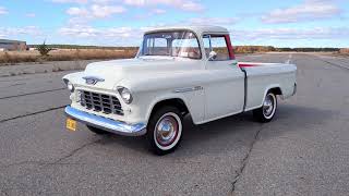 Gorgeous 1955 Chevy Cameo Pickup For Sale~235 Blue Flame~3 on the Tree~Beautifully Restored!