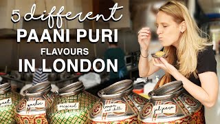 5 Different Paani Puri Flavours in London | Golgappa | Pani Puri | Indian Street Food | KINGSBURY