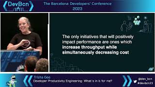 Celebrity Developer Productivity Engineering: What's in it for me? Profile