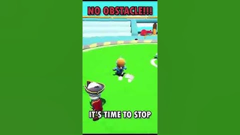No obstacles in Bot Bash! Stumble Guys Glitch