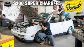 $200 Super Charger Makes Boost! Full Build in One Video!