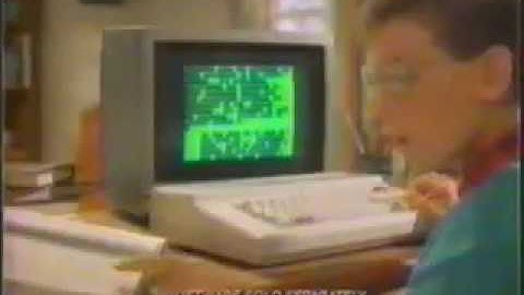 Radio Shack TRS-80 Color Computer 3 Commercial from the 80s