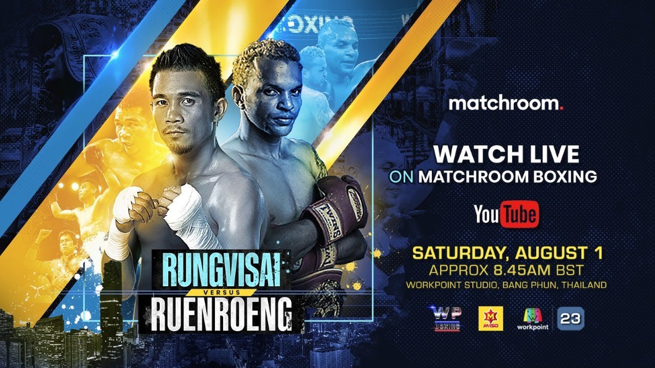 Live boxing Srisaket Sor Rungvisai vs Amnat Ruenroeng plus undercard