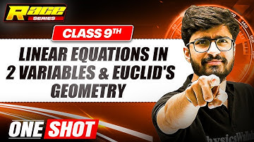LINEAR EQUATIONS IN 2 VARIABLES & EUCLID
