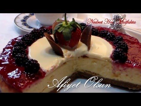 Cheesecake Tarifi -  Frambuaz Ve Beyaz Çikolatalı  [HD]