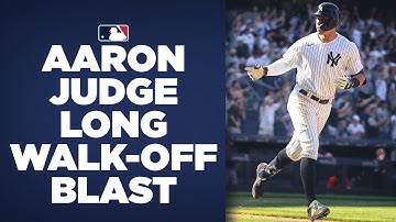 AARON JUDGE FTW! The Yankees already have 🔟 walk-offs this season! 😲