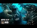 First Fight Scene | GODZILLA VS KONG (2021) Sci-Fi, Movie CLIP HD