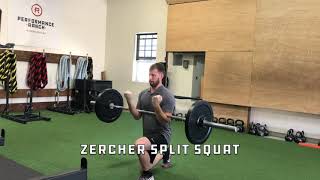 Zercher Split Squat