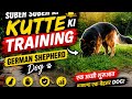 सुबह सुबह की German Shepherd Training 🐕🔥 | Morning Routine #dailyvlog #dogtraining #germanshepheard 