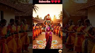 Ose Ramulamma 💃 Kadava Dance | Village Folk Energy #Shorts