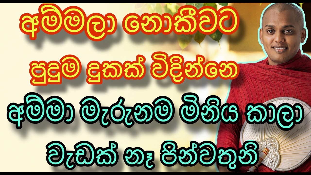 අම්මා මැරුනම මිනිය කාලා වැඩක් නැ දරුවනේ | Kathnoruwe Hamuduruwo Bana 2026