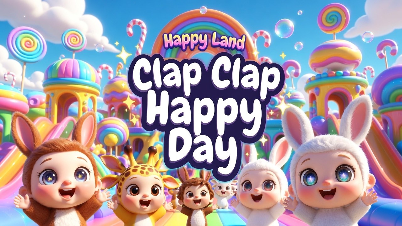 Clap Clap Happy Day 👏| Fun Dance Song for Kids | Baby & Toddler Songskids songtoddler rhymedance