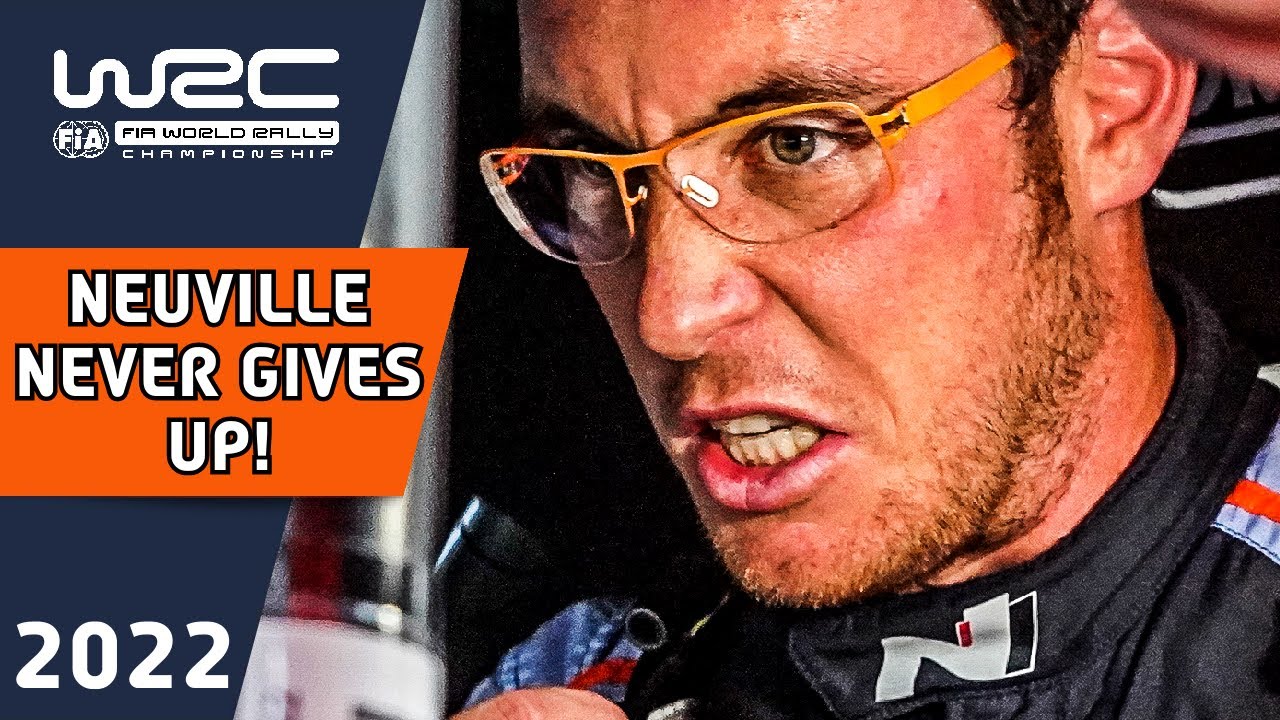 Thierry Neuville Never Gives Up! Rally Driver keeps driving despite Crashes and Problems.