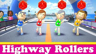 Wii Party U Highway Roller - Gumball Vs Polly Vs Joana Vs Susie (Master Difficulty)