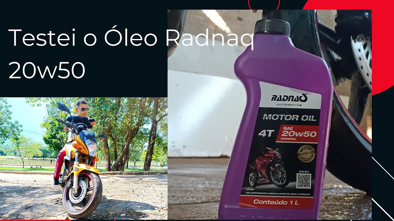 Testei O Óleo Radnaq 20w50