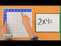 Grade 3 math how to use a multiplication table
