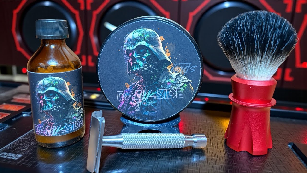 エマル6　ルルピーサマ Maxwell June EX Razor Review & SOTD shaving with Dark Side by HAGS
